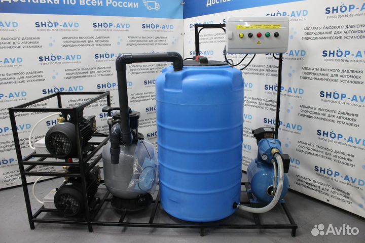 Система очистки сточных вод для автомойки