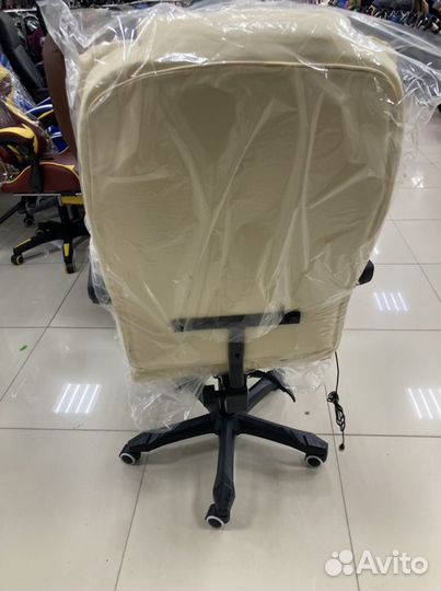 Кресло компьютерное офисное с массажем+подножка