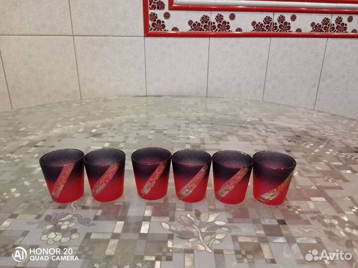 Рюмки, бокал для пива