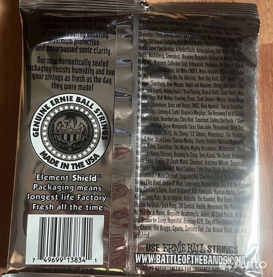 Струны для бас гитары Ernie Ball 3834