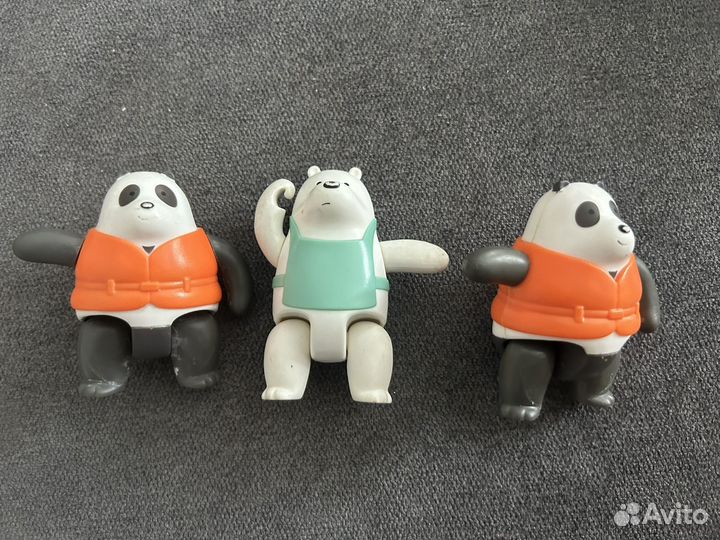 Трансформеры и Мишки фигурки макдональдс 3 шт
