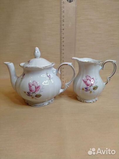 Чайник заварочный и молочник гдр