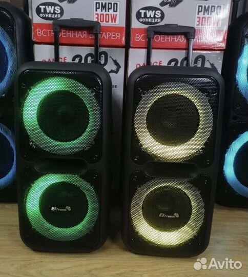 Колонка eltronic mega bass plus