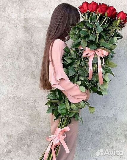 Высокие розы Гигантские розы Доставка цветов