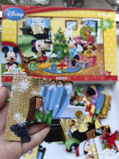 Пазл Микки Маус рождество от 3 лет
