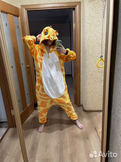 Пижама кигуруми жираф