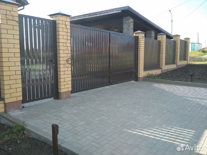 Ворота распашные монт. срок до 3х дн