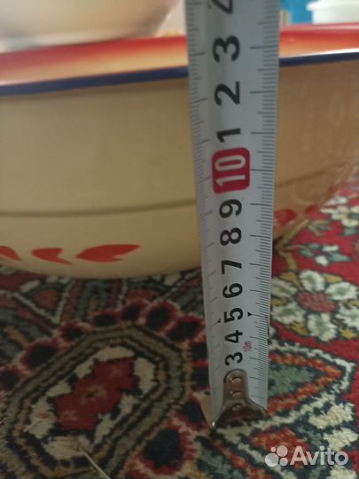 Тазик эмалированный Китай.Винтаж