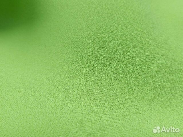Отрез ткани креп салатный и зеленый