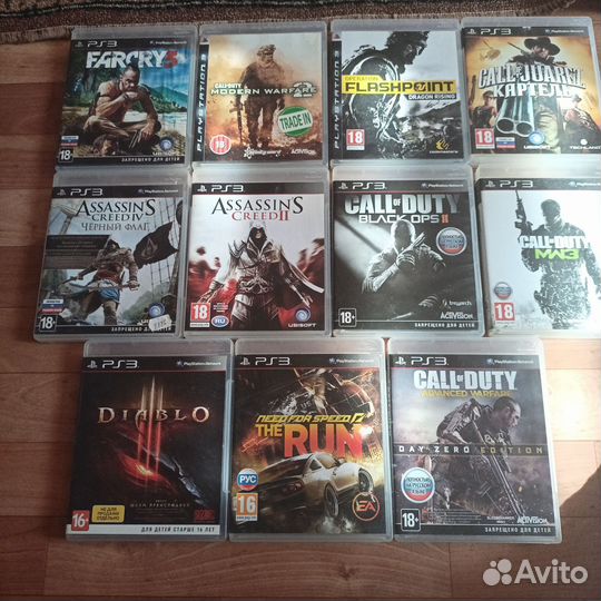 Игровые диски на ps3