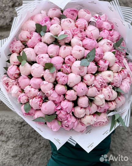 Пионы букет пионов доставка