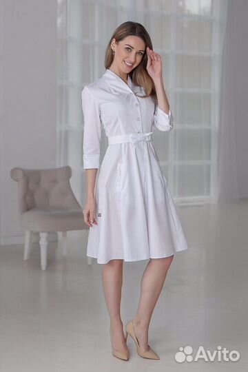 Медицинский халат в стиле Ретро 42 размер