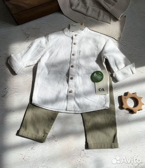 Рубашка и брюки для мальчика 86 92