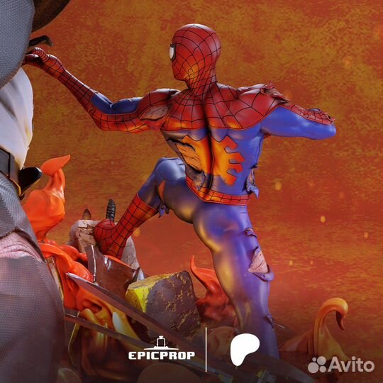 3D фигурка Spider-man & Kingpin