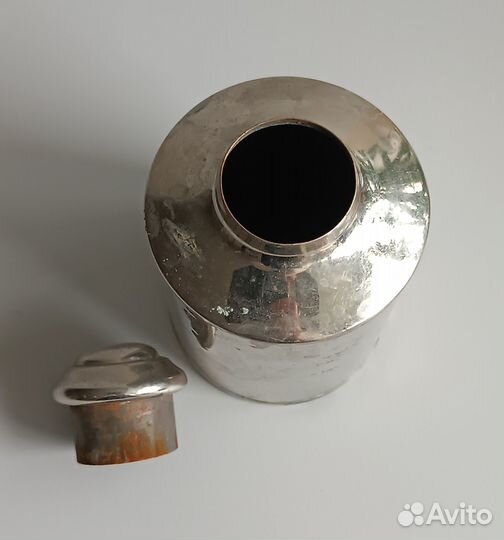 Банка для чая Чайница старинная Латунь Клеймо WMF