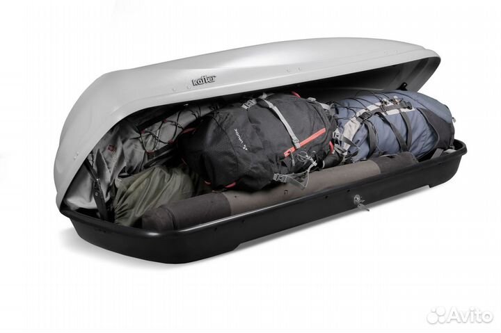 Автобокс Koffer T-600 серый матовый