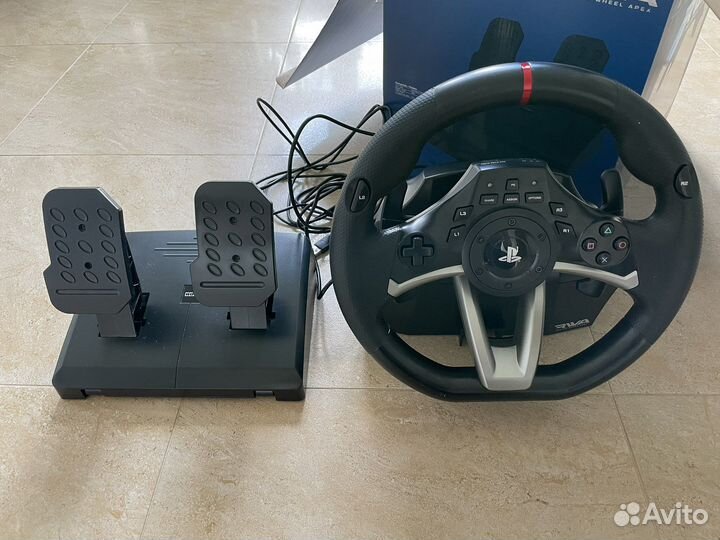 Игровой руль Hori Racing Wheel apex с педалями