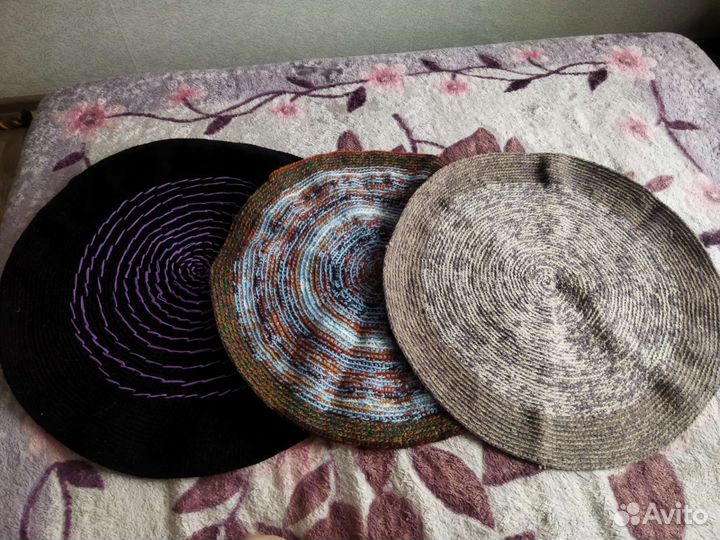 Коврик вязаный крючком