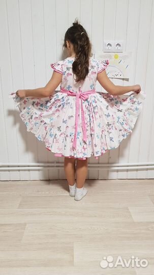 Платье для девочки нарядное 128