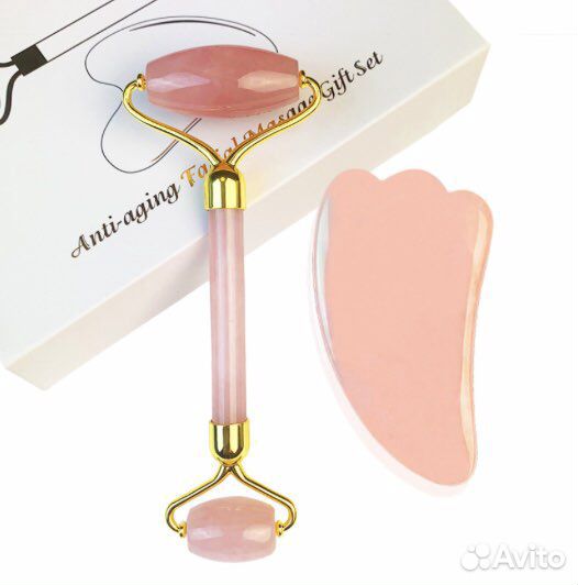 Набор Массажный ролик и скребок Гуаша