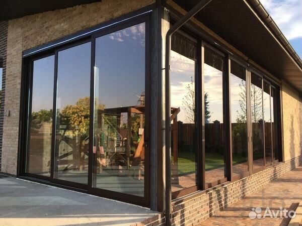 Алюминиевые окна и двери раздвижные