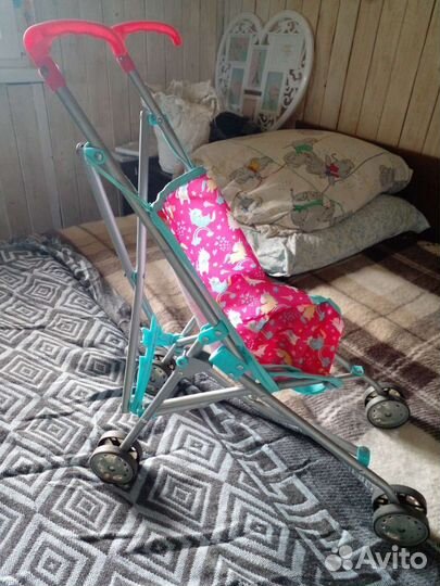 Коляска для куклы.металическая