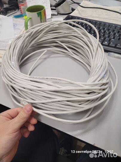 Патч корд / любая длина / RJ-45 / сечение 0,5