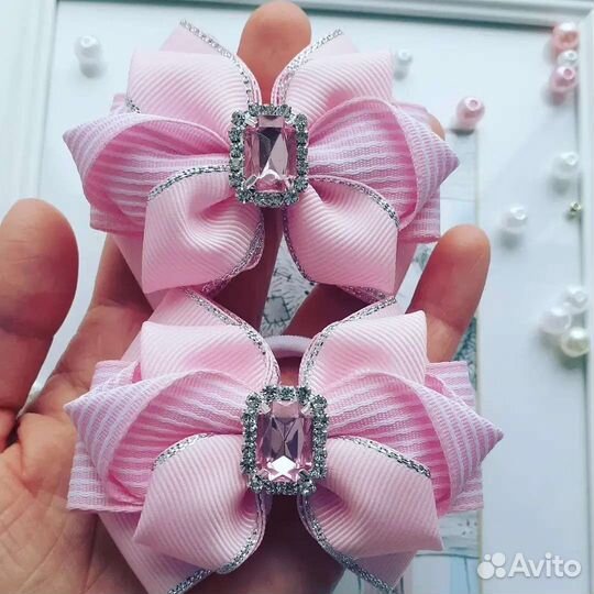 Бантики ручной работы в наличии,и на заказ