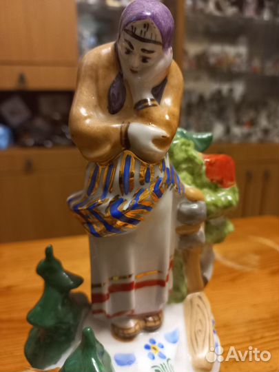 Статуэтка Сказка о рыбаке и рыбке(Бабка)