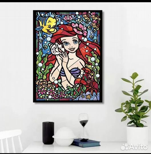 Алмазная мозаика русалочка Ариель disney дисней