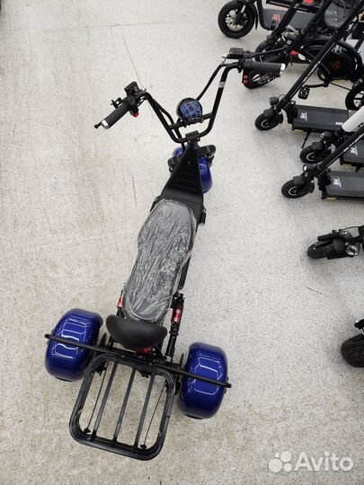 Электросамокат трехколесный Gt X3Pro синий