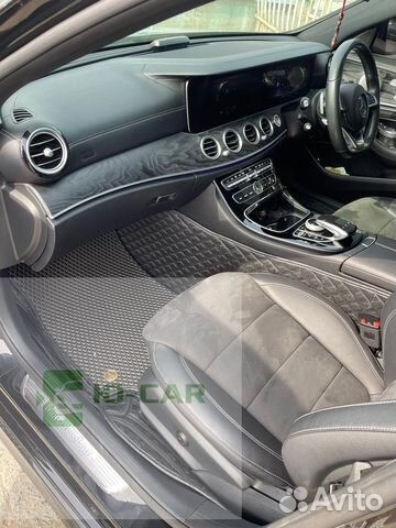 3D коврики из Экокожи+вставки ева Mercedes E-class