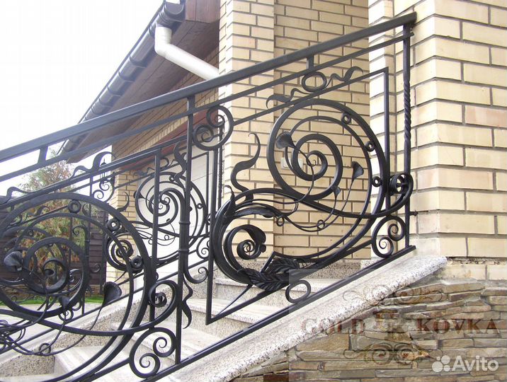 Перила кованные для крыльца