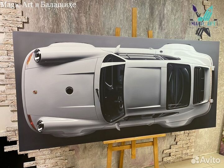 Идеальная интерьерная картина Porsche 911 Блшх