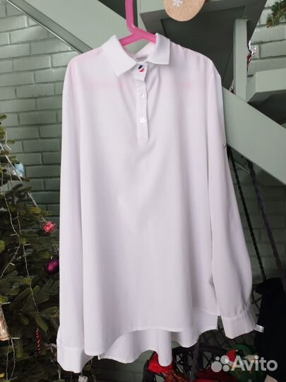 Нарядная блуза -рубашка для девочки