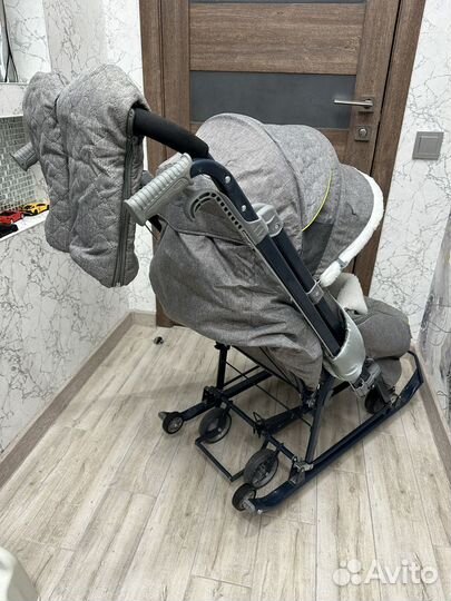 Санки коляска детские Ника