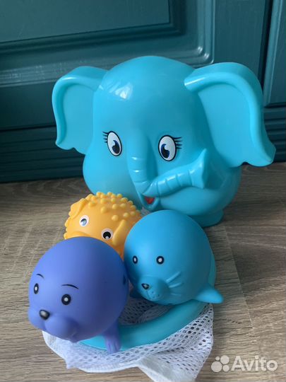 Игрушки для купания пакетом