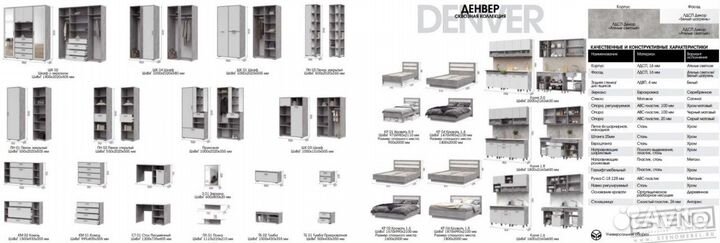 Комод Денвер км 01