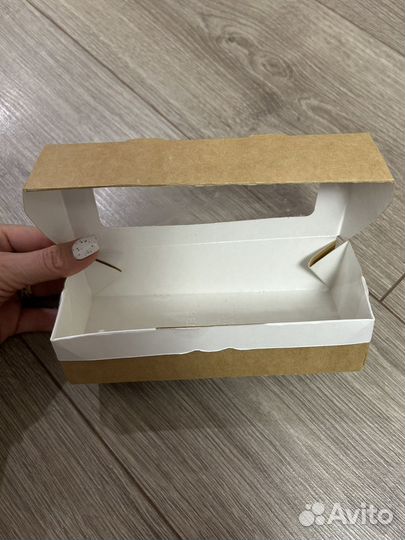 Крафт коробки с окном