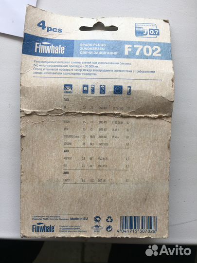 Свечи зажигания