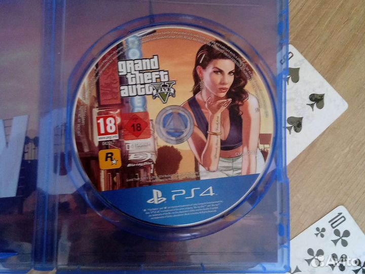 Диск GTA V на PS4