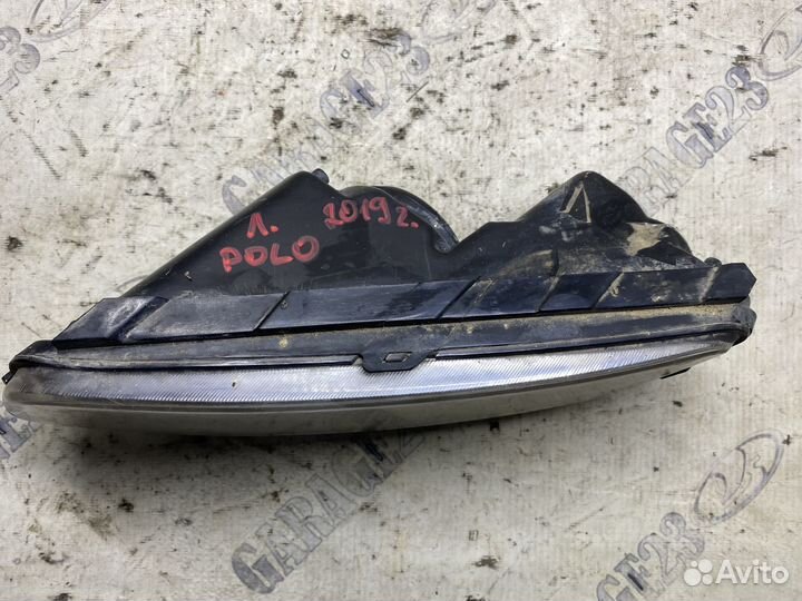 Фара противотуманная volkswagen polo седан 2019