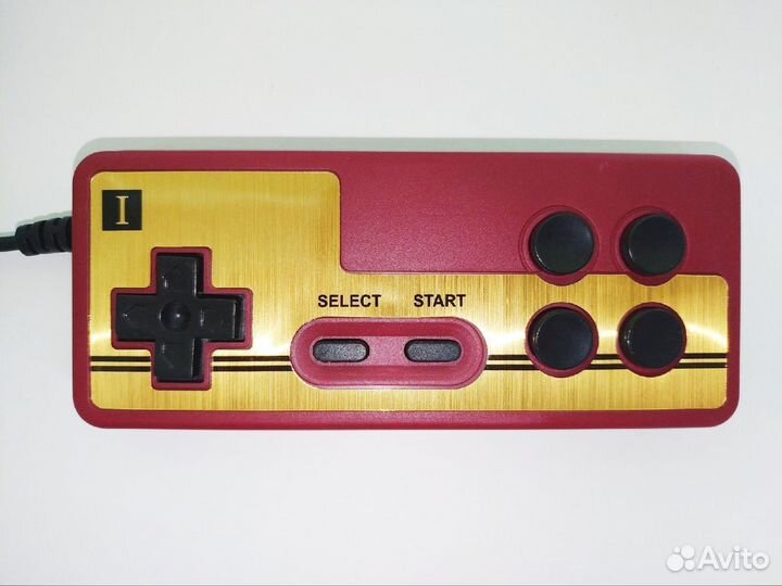 Джойстик Денди узкий разъем 9р красный