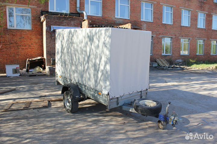 Тент Технотент на курганский прицеп