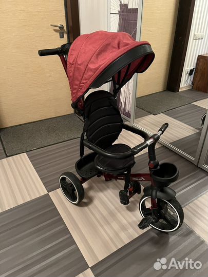 Трехколесный велосипед Maccan M-10 с ручкой