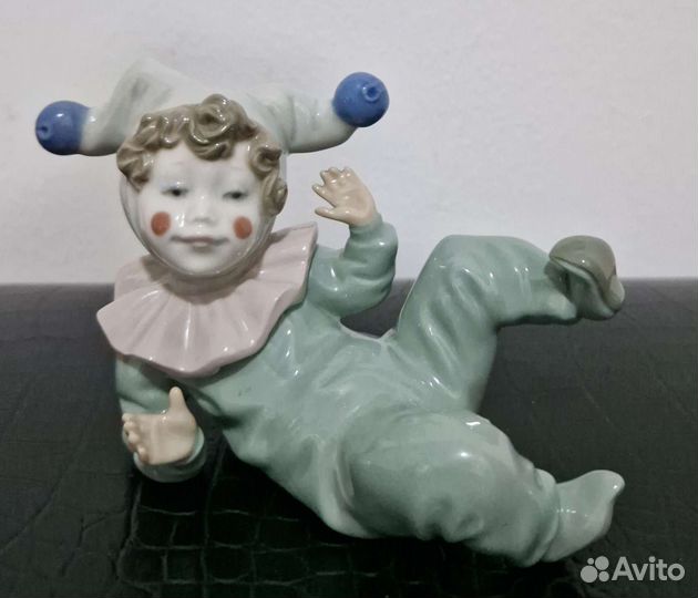 Фарфоровая статуэтка Nao Lladr Детский клоун 1992
