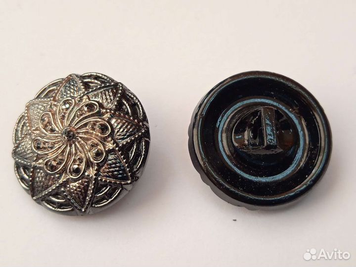 Пуговицы винтаж чсср стекло