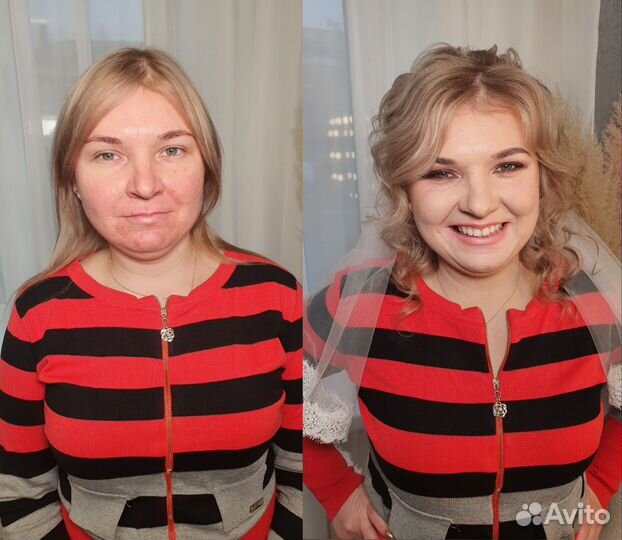 Макияж и прическа