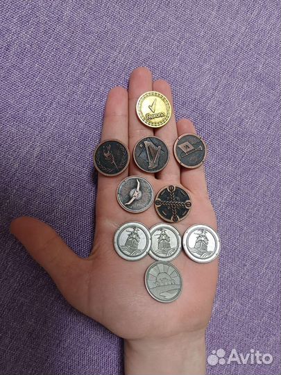 Обменяю монеты Пятёрочка