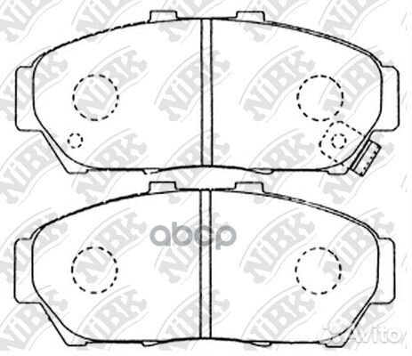 Колодки тормозные honda integra 1.8 Type-R 97-0